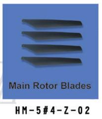 HM-5#4-Z-02 Main rotor blades